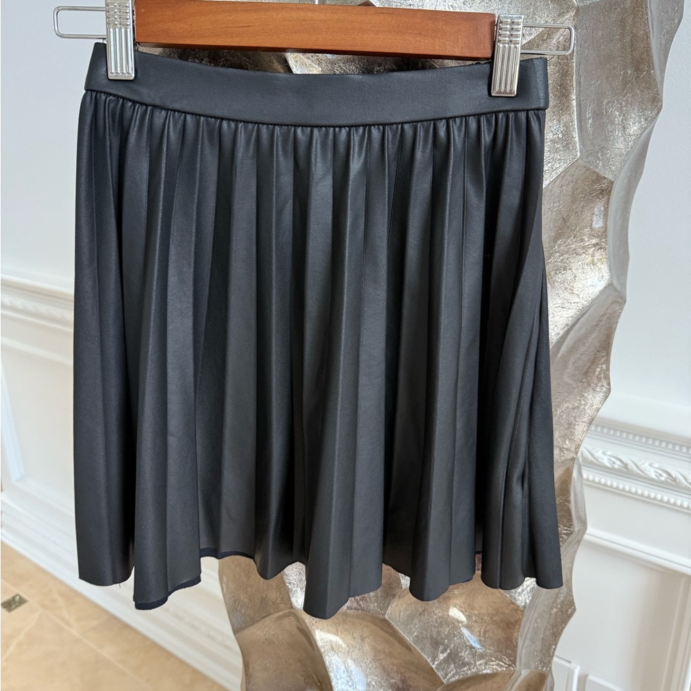 Zara Black Pleated Skirt